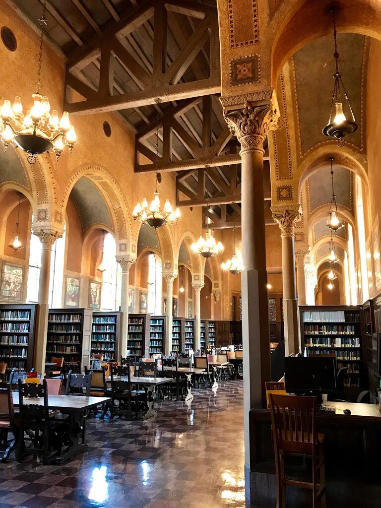 Interior of Hoose Library of Philosophy