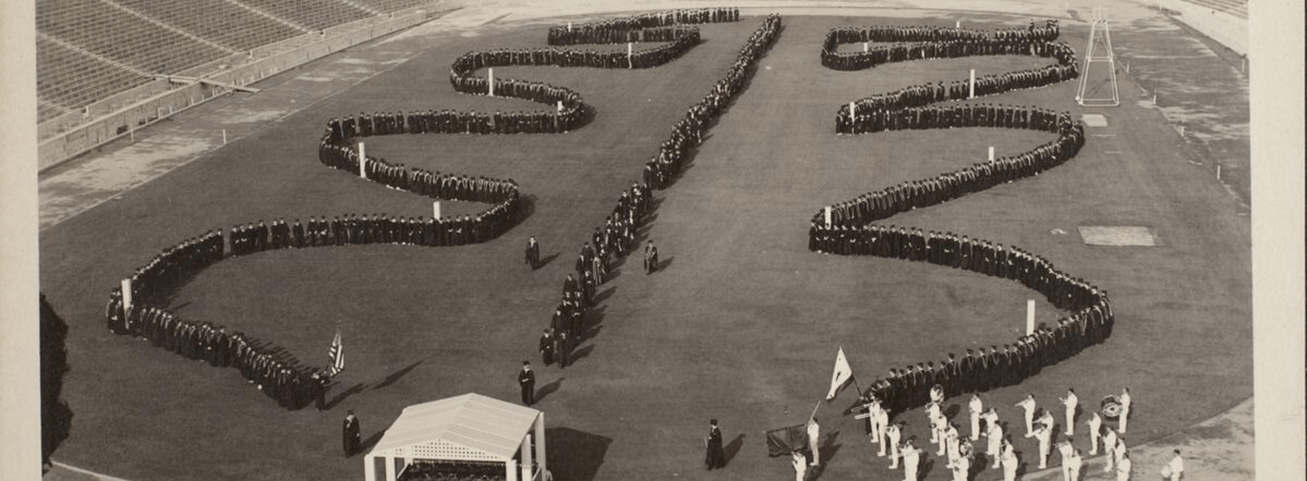 USC Commencement at the Coliseum in 1926